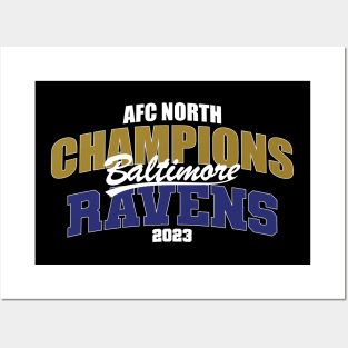 Ravens AFC North Champs Posters and Art